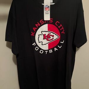 Kansas City Football Black T-Shirt